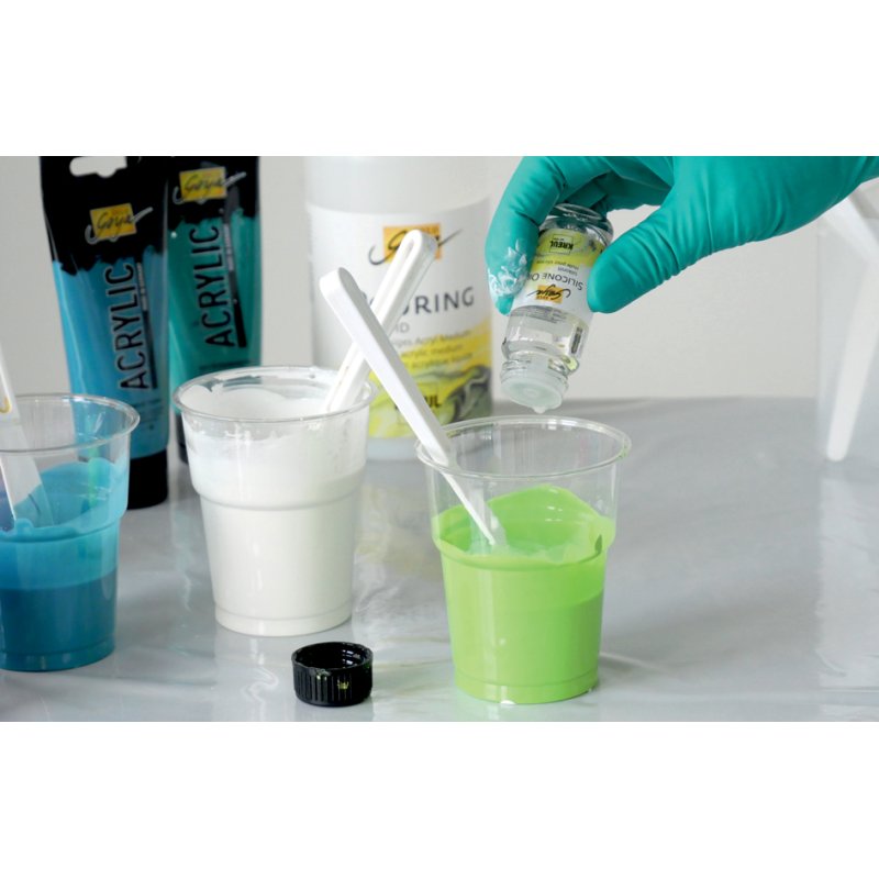 KREUL SOLO Goya silicone oil, transparent, 20 ml, glass bottle